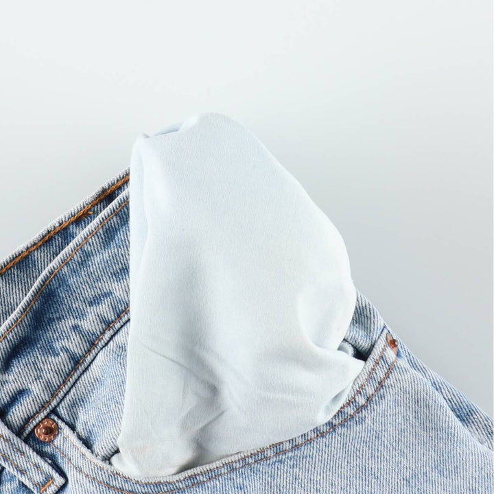 Levi's 550 Relaxed Fit Tapered Denim Pants, Made in USA, Men's Size W33 (approx.) unclear Blue type light blue Vintage Second Hand