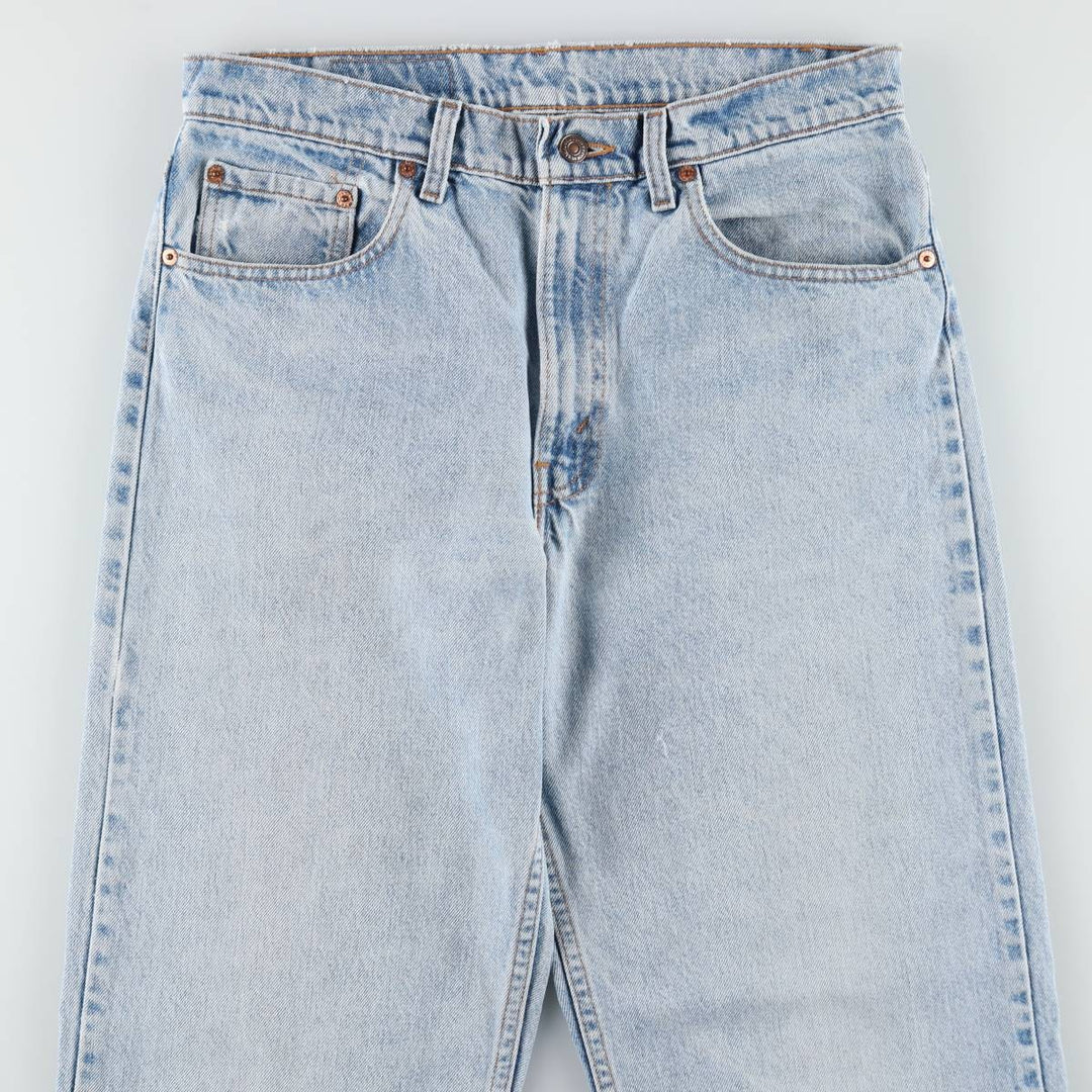 Levi's 550 Relaxed Fit Tapered Denim Pants, Made in USA, Men's Size W33 (approx.) unclear Blue type light blue Vintage Second Hand