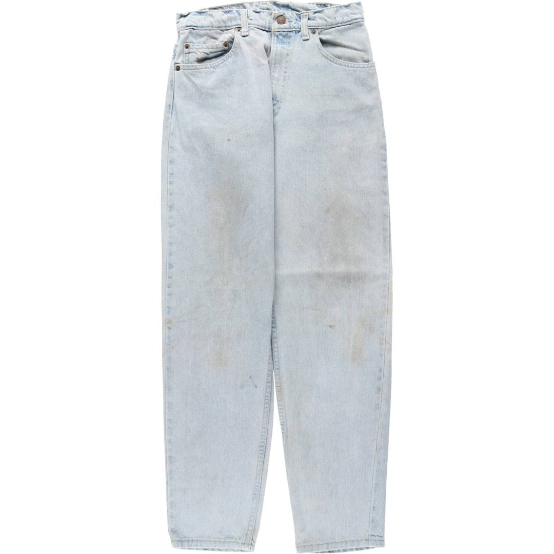 90'S Levi's 550 Relaxed Fit Tapered Leg Denim Pants, Made in USA, Men's, Size W29, Vintage cotton blue type Vintage Second Hand