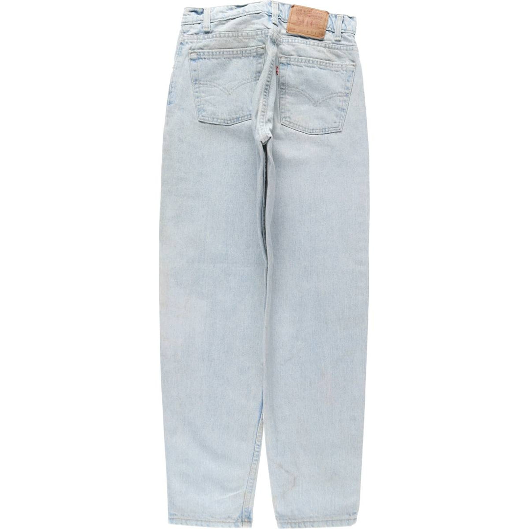 90'S Levi's 550 Relaxed Fit Tapered Leg Denim Pants, Made in USA, Men's, Size W29, Vintage cotton blue type Vintage Second Hand