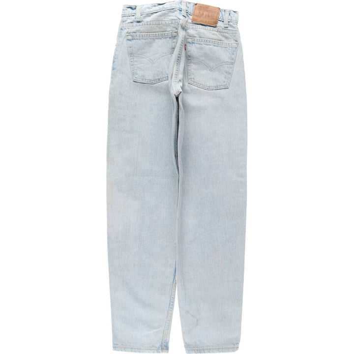 90'S Levi's 550 Relaxed Fit Tapered Leg Denim Pants, Made in USA, Men's, Size W29, Vintage cotton blue type Vintage Second Hand