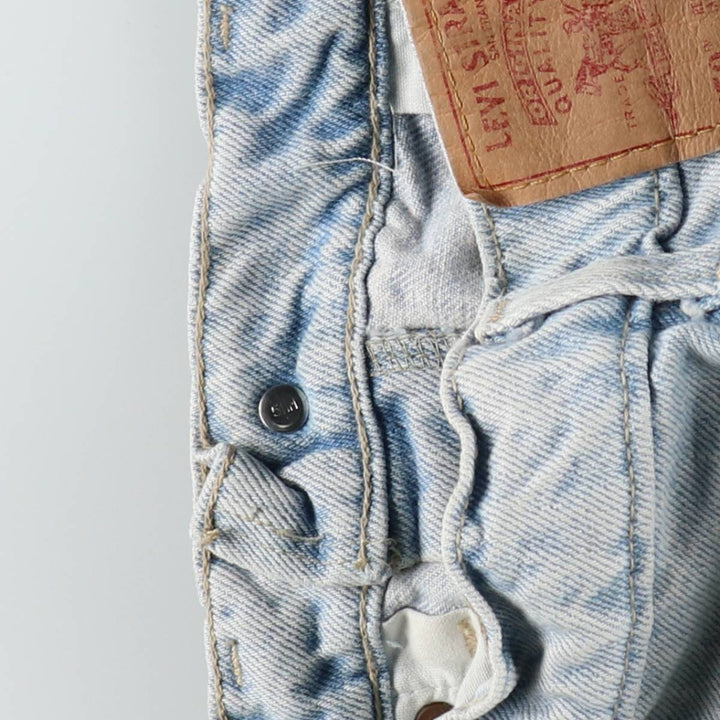 90'S Levi's 550 Relaxed Fit Tapered Leg Denim Pants, Made in USA, Men's, Size W29, Vintage cotton blue type Vintage Second Hand