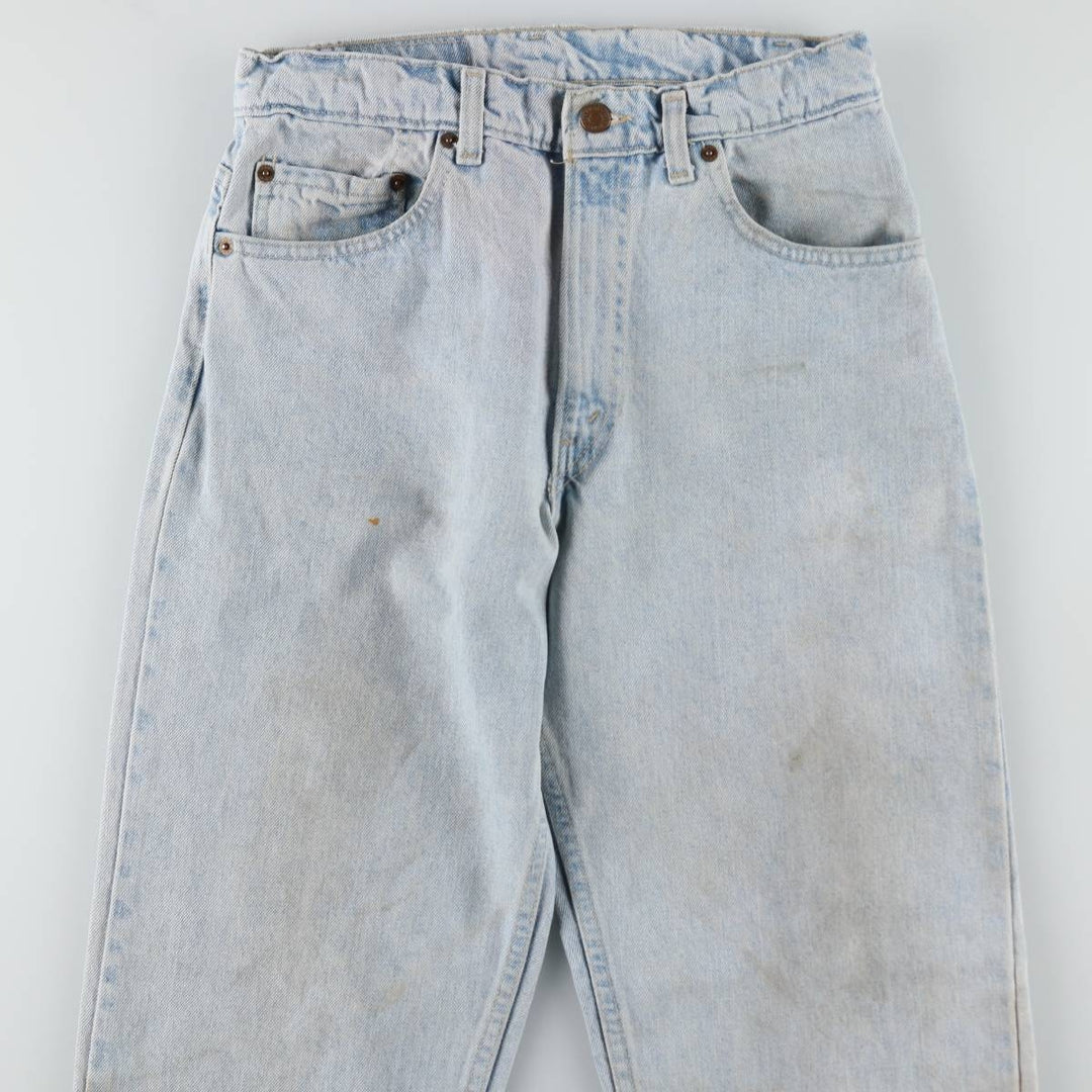 90'S Levi's 550 Relaxed Fit Tapered Leg Denim Pants, Made in USA, Men's, Size W29, Vintage cotton blue type Vintage Second Hand