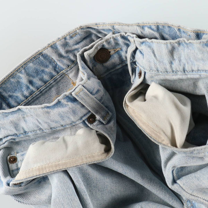 90'S Levi's 550 Relaxed Fit Tapered Leg Denim Pants, Made in USA, Men's, Size W29, Vintage cotton blue type Vintage Second Hand
