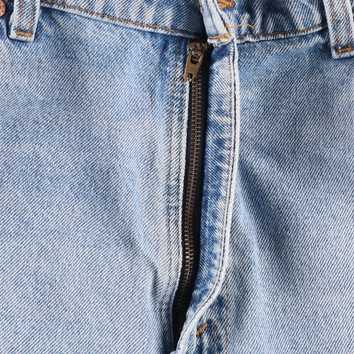 1990'S Levi's 550 Orange Tab Tapered Denim Pants, Made in USA, Men's W35 (approx.), Vintage cotton Blue type light blue Vintage Second Hand