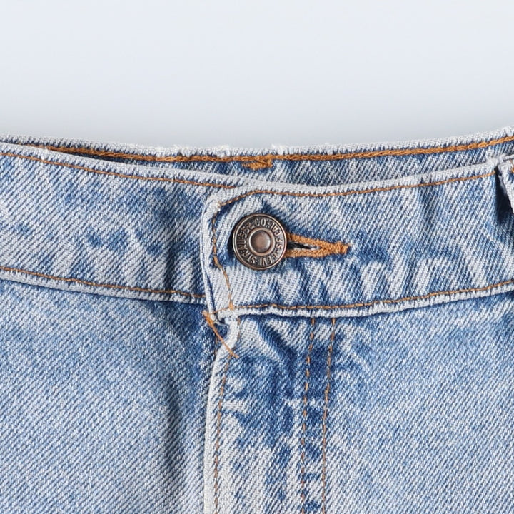 1990'S Levi's 550 Orange Tab Tapered Denim Pants, Made in USA, Men's W35 (approx.), Vintage cotton Blue type light blue Vintage Second Hand