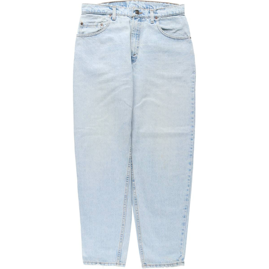 Levi's 560 Loose Fit Tapered Leg Denim Pants, Made in USA, Men's Size W33 (approx.) cotton blue type Vintage Second Hand