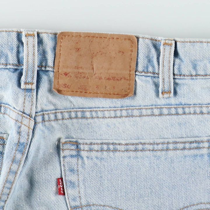 Levi's 560 Loose Fit Tapered Leg Denim Pants, Made in USA, Men's Size W33 (approx.) cotton blue type Vintage Second Hand