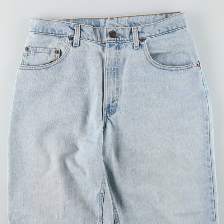 Levi's 560 Loose Fit Tapered Leg Denim Pants, Made in USA, Men's Size W33 (approx.) cotton blue type Vintage Second Hand