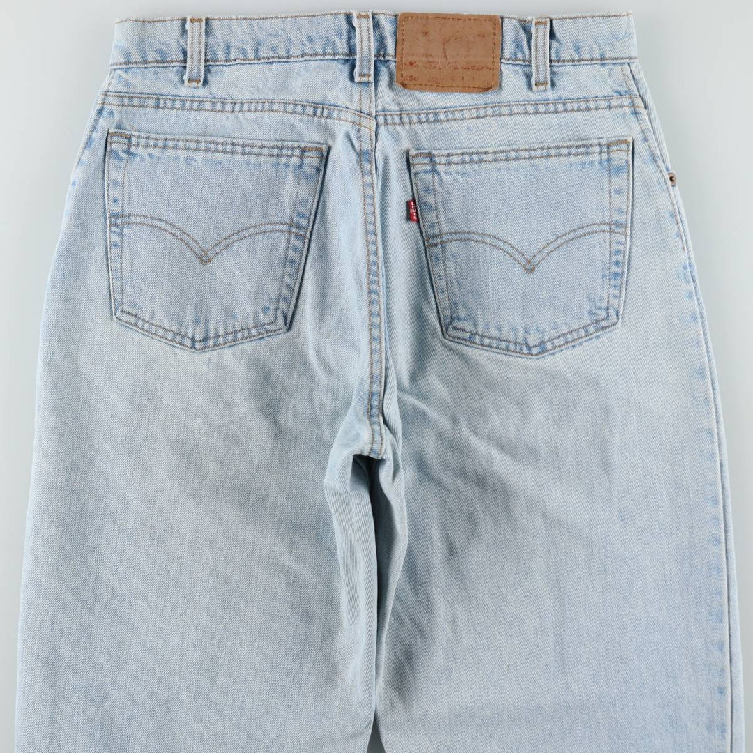 Levi's 560 Loose Fit Tapered Leg Denim Pants, Made in USA, Men's Size W33 (approx.) cotton blue type Vintage Second Hand