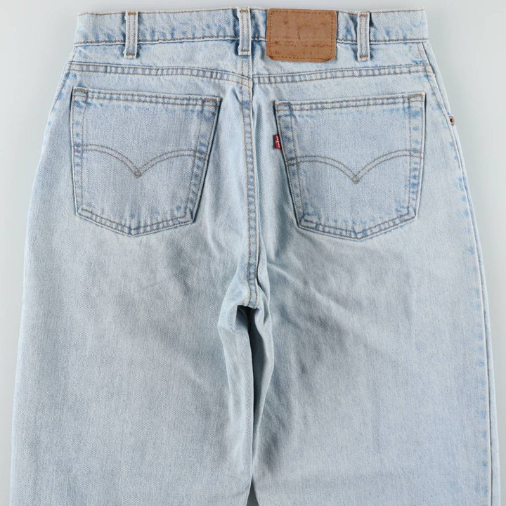 Levi's 560 Loose Fit Tapered Leg Denim Pants, Made in USA, Men's Size W33 (approx.) cotton blue type Vintage Second Hand