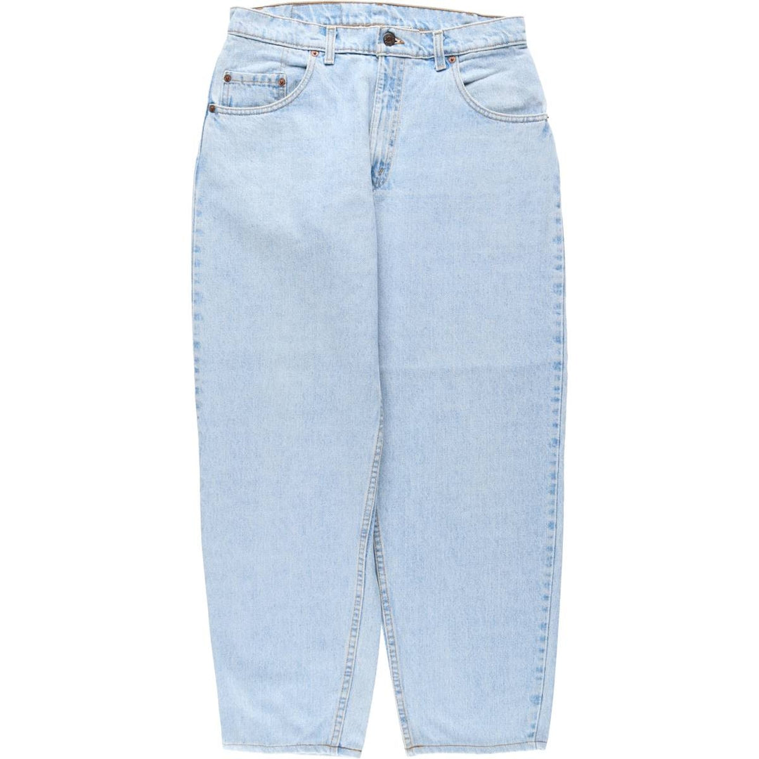 Levi's 560 Loose Fit Tapered Leg Denim Pants, Made in USA, Men's Size W34 (approx.) cotton Blue type light blue Vintage Second Hand