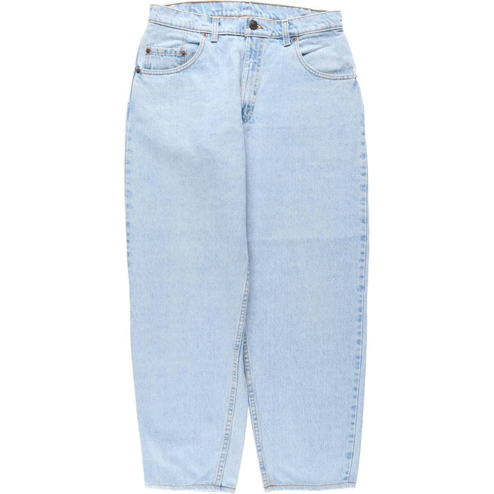 Levi's 560 Loose Fit Tapered Leg Denim Pants, Made in USA, Men's Size W34 (approx.) cotton Blue type light blue Vintage Second Hand
