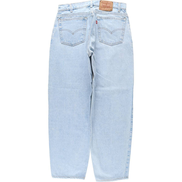 Levi's 560 Loose Fit Tapered Leg Denim Pants, Made in USA, Men's Size W34 (approx.) cotton Blue type light blue Vintage Second Hand