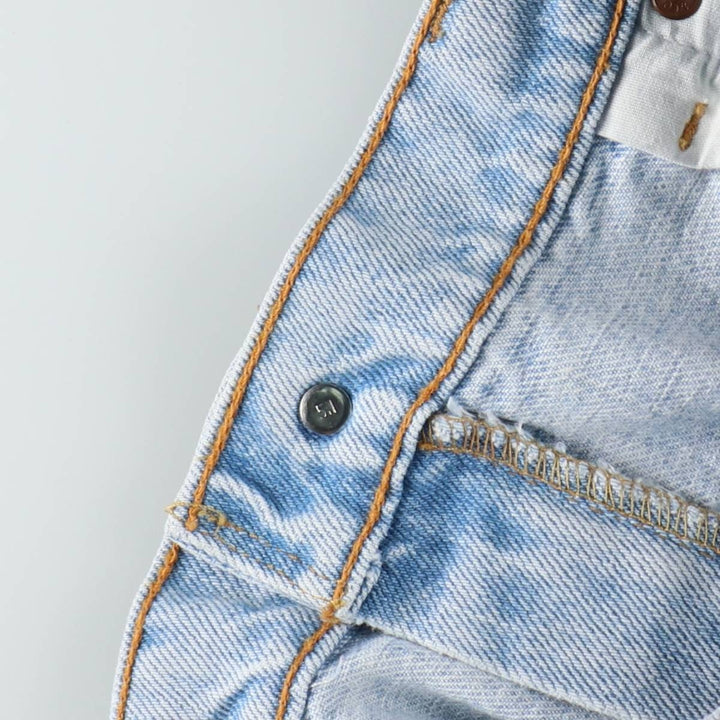 Levi's 560 Loose Fit Tapered Leg Denim Pants, Made in USA, Men's Size W34 (approx.) cotton Blue type light blue Vintage Second Hand