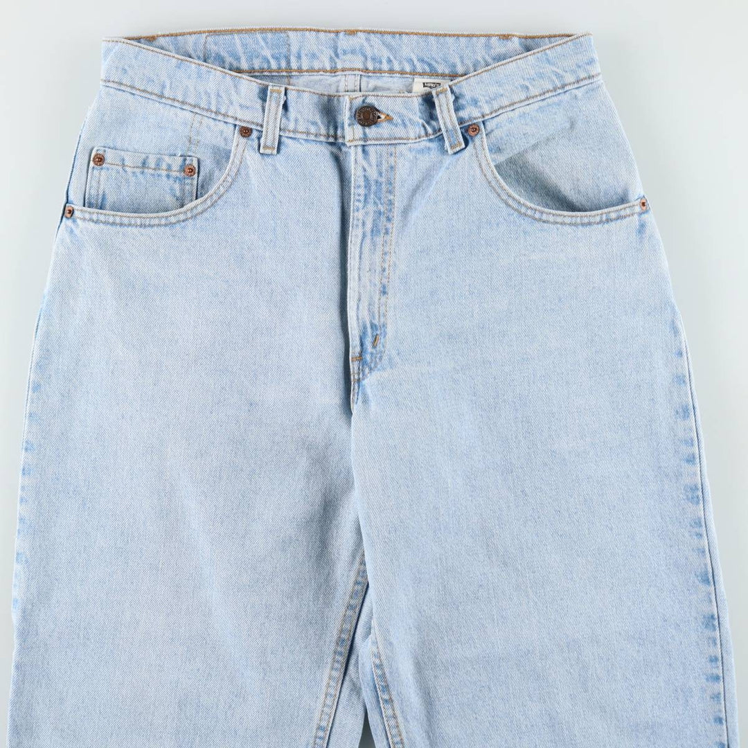 Levi's 560 Loose Fit Tapered Leg Denim Pants, Made in USA, Men's Size W34 (approx.) cotton Blue type light blue Vintage Second Hand