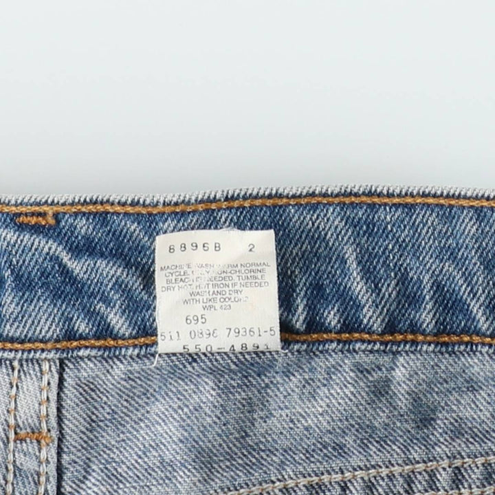 90'S Levi's 550 Relaxed Fit Tapered Leg Tapered Denim Pants Made in USA Men's W31 Vintage cotton blue type Vintage Second Hand
