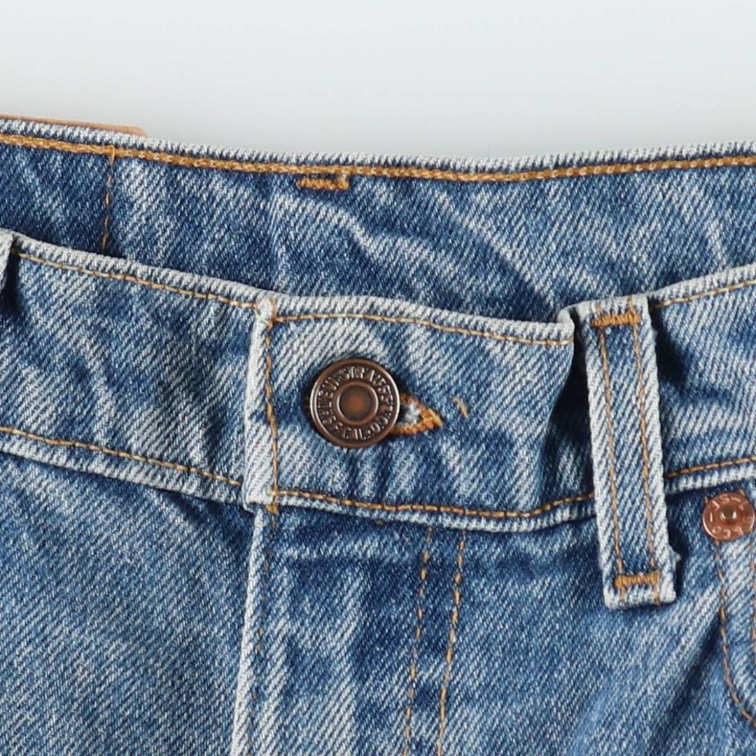 90'S Levi's 550 Relaxed Fit Tapered Leg Tapered Denim Pants Made in USA Men's W31 Vintage cotton blue type Vintage Second Hand