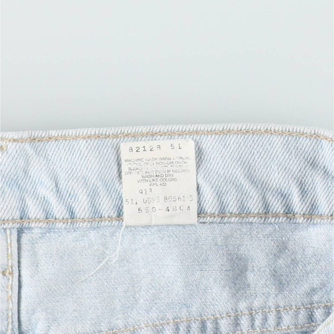 90'S Levi's 550 Relaxed Fit Tapered Leg Tapered Denim Pants Made in USA Men's W30 Vintage cotton blue type Vintage Second Hand