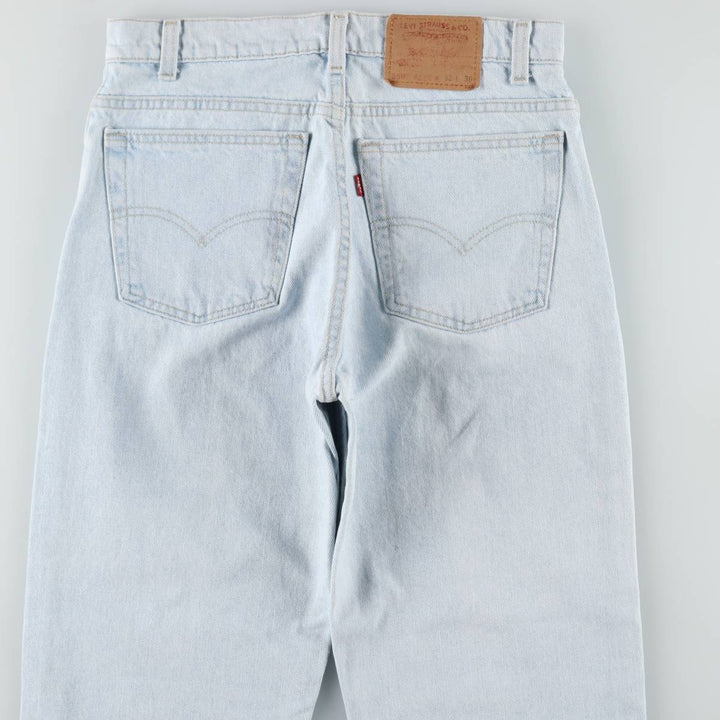 90'S Levi's 550 Relaxed Fit Tapered Leg Tapered Denim Pants Made in USA Men's W30 Vintage cotton blue type Vintage Second Hand