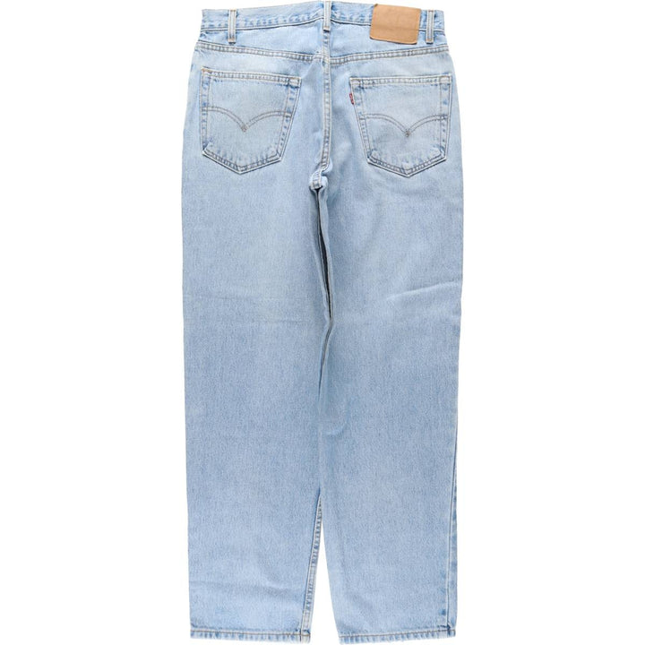 Levi's 550 Relaxed Fit Tapered Denim Pants for Men, W34 equivalent unclear blue type Vintage Second Hand