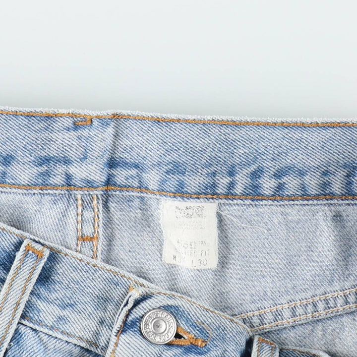 Levi's 550 Relaxed Fit Tapered Denim Pants for Men, W34 equivalent unclear blue type Vintage Second Hand