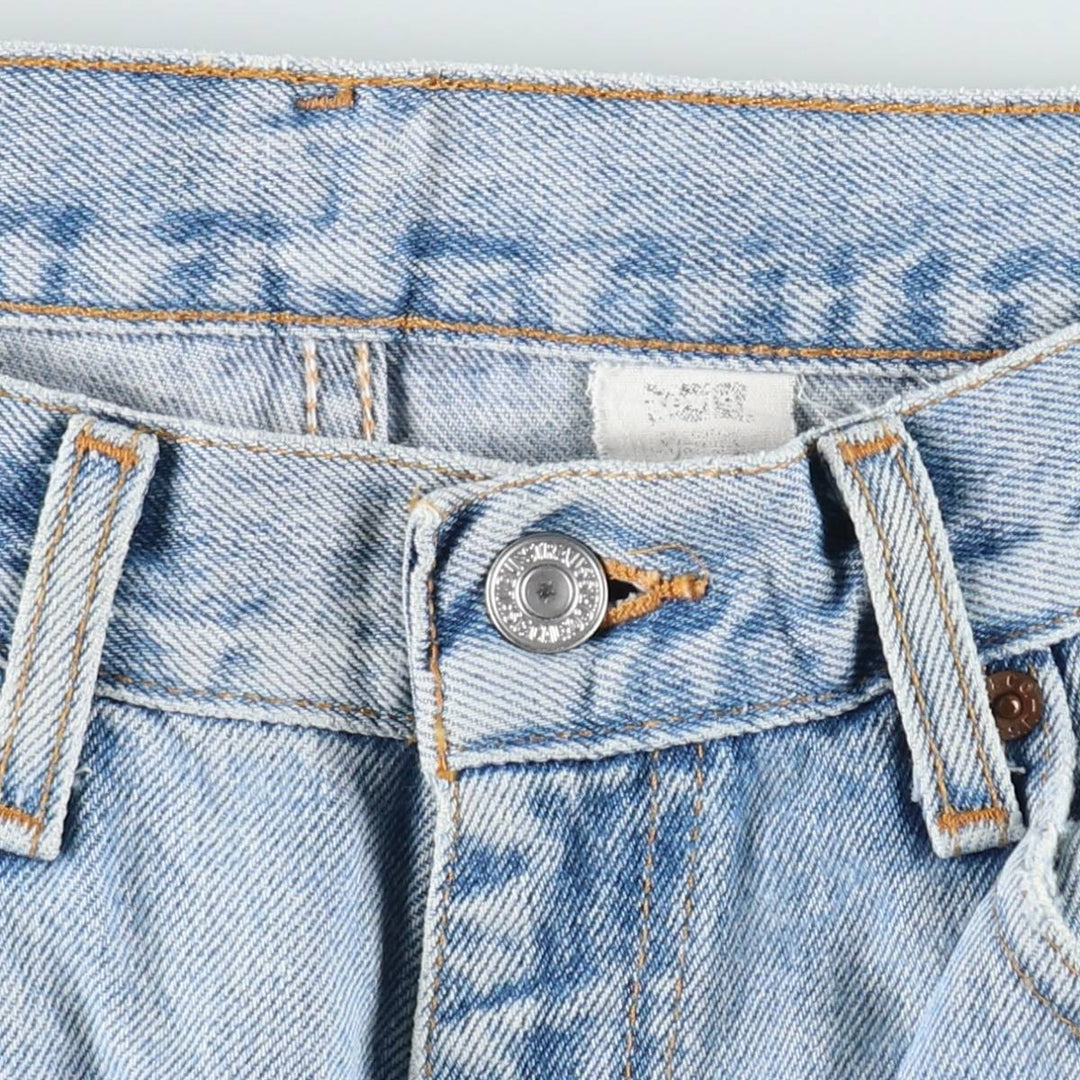 Levi's 550 Relaxed Fit Tapered Denim Pants for Men, W34 equivalent unclear blue type Vintage Second Hand
