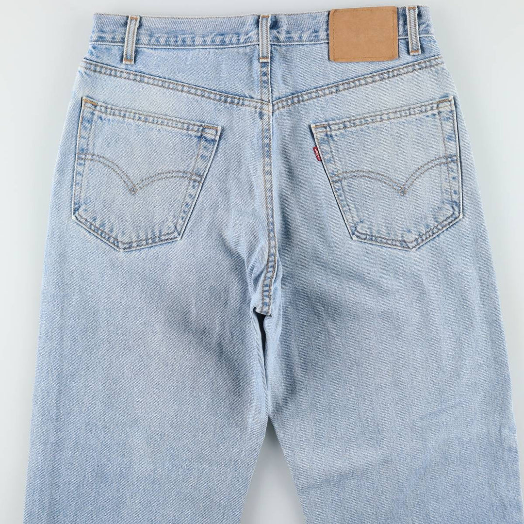Levi's 550 Relaxed Fit Tapered Denim Pants for Men, W34 equivalent unclear blue type Vintage Second Hand