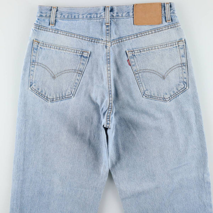 Levi's 550 Relaxed Fit Tapered Denim Pants for Men, W34 equivalent unclear blue type Vintage Second Hand