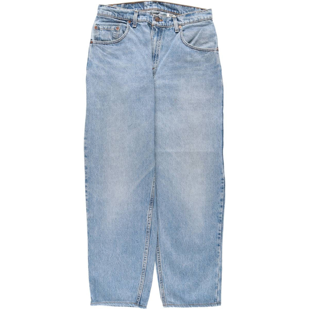 Levi's 550 Loose Fit Tapered Leg Denim Pants, Made in USA, Men's Size W33 (approx.) cotton blue type Vintage Second Hand