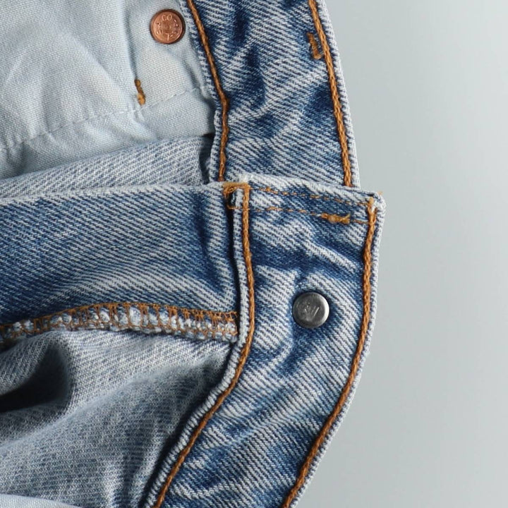 Levi's 550 Loose Fit Tapered Leg Denim Pants, Made in USA, Men's Size W33 (approx.) cotton blue type Vintage Second Hand