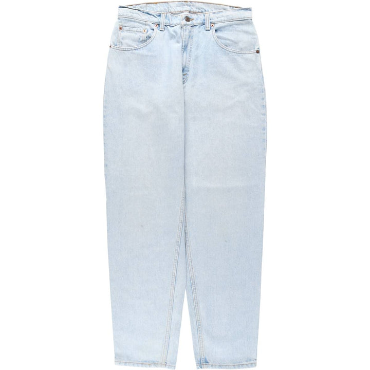 Levi's 560 Loose Fit Tapered Leg Denim Pants, Made in USA, Men's Size W33 (approx.) cotton Blue type light blue Vintage Second Hand