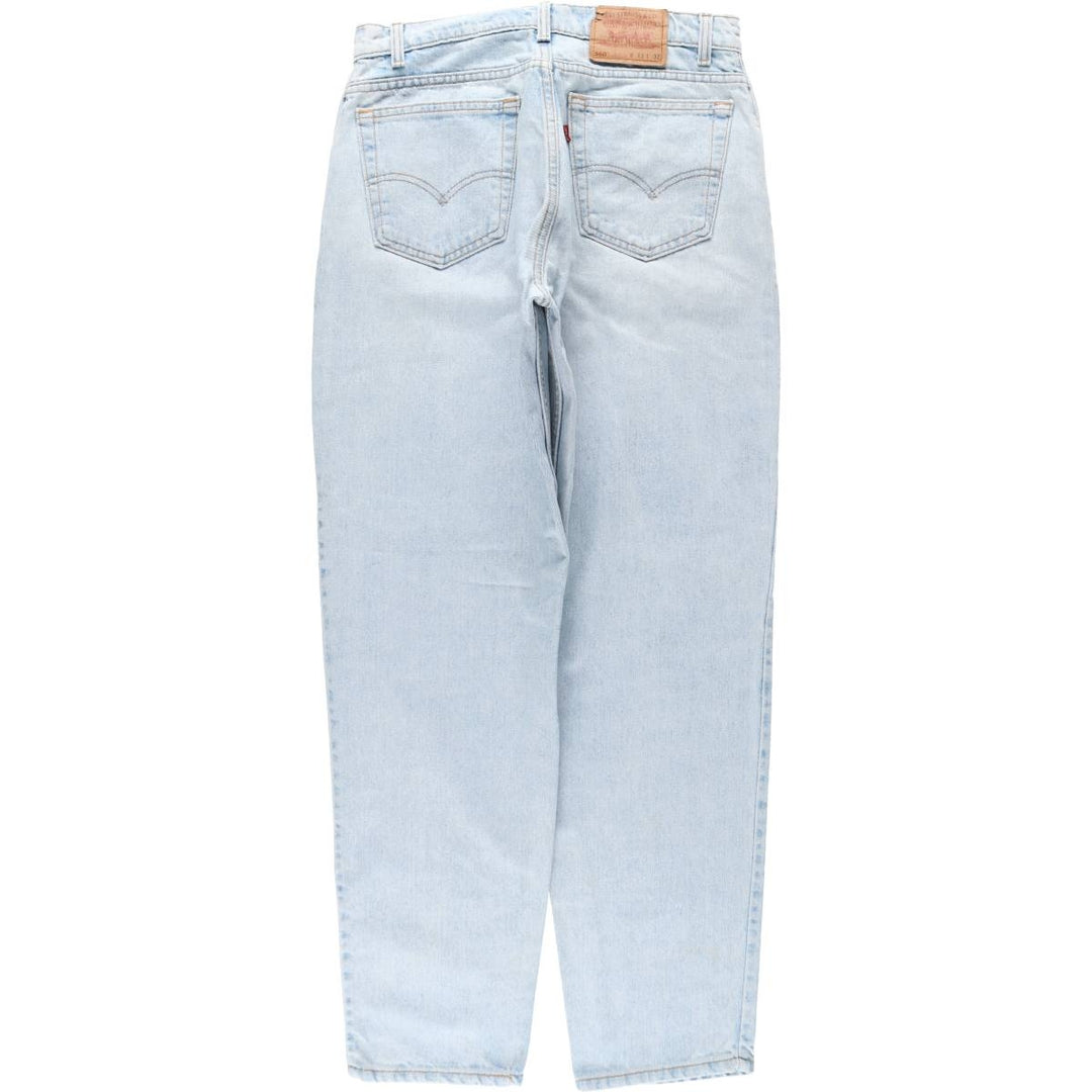 Levi's 560 Loose Fit Tapered Leg Denim Pants, Made in USA, Men's Size W33 (approx.) cotton Blue type light blue Vintage Second Hand