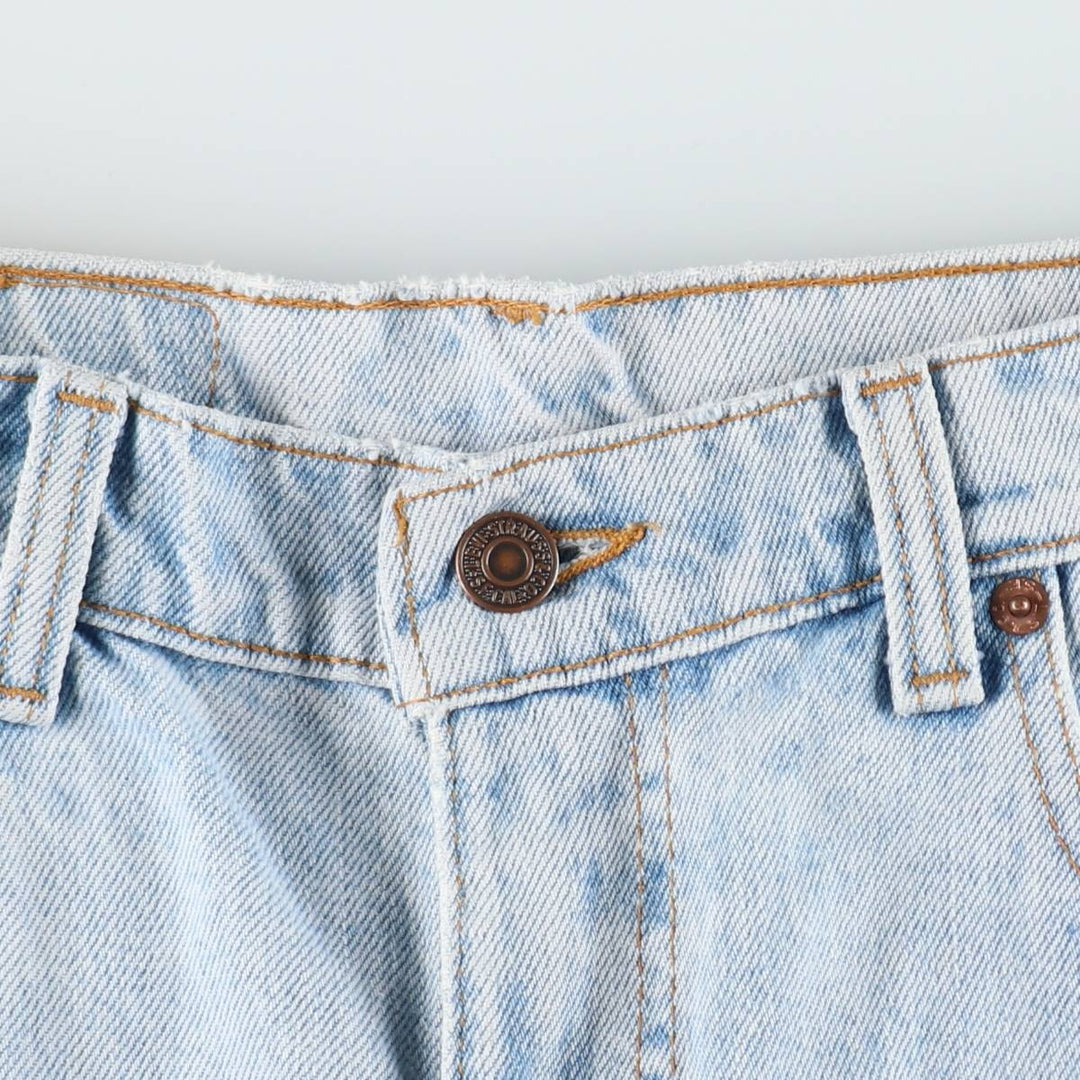 Levi's 560 Loose Fit Tapered Leg Denim Pants, Made in USA, Men's Size W33 (approx.) cotton Blue type light blue Vintage Second Hand