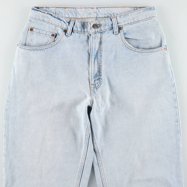 Levi's 560 Loose Fit Tapered Leg Denim Pants, Made in USA, Men's Size W33 (approx.) cotton Blue type light blue Vintage Second Hand