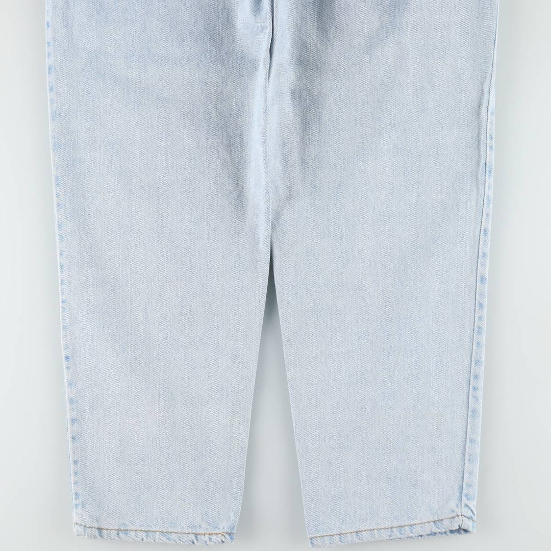Levi's 560 Loose Fit Tapered Leg Denim Pants, Made in USA, Men's Size W33 (approx.) cotton Blue type light blue Vintage Second Hand