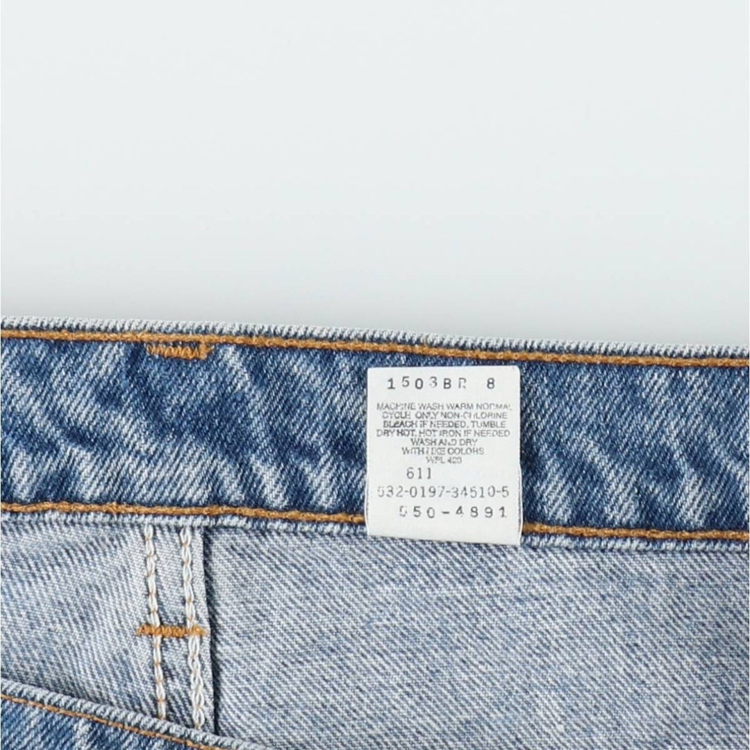 Levi's 550 Relaxed Fit Tapered Denim Pants, Made in USA, Men's Size W36 (approx.) cotton blue type Vintage Second Hand