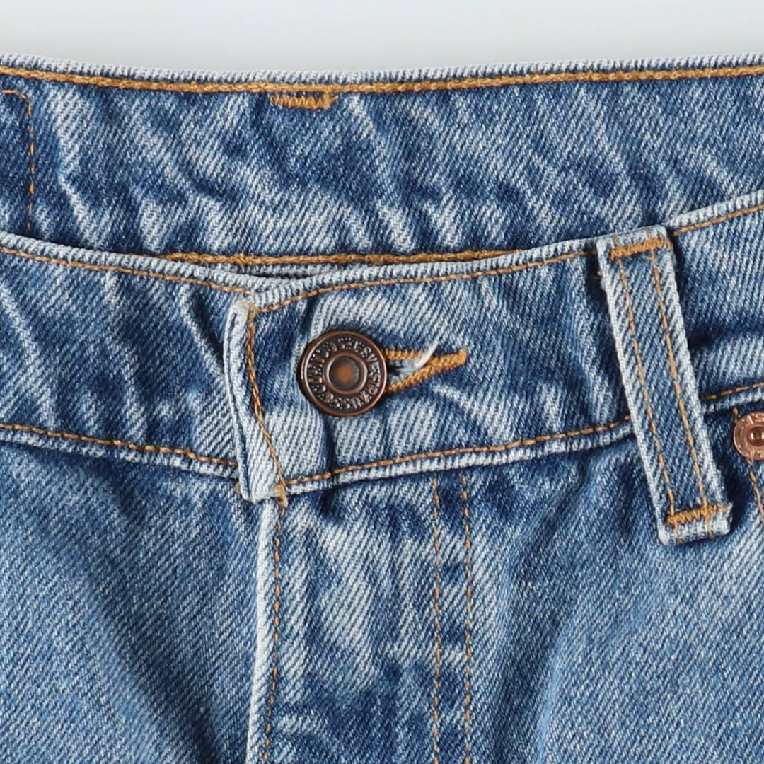 Levi's 550 Relaxed Fit Tapered Denim Pants, Made in USA, Men's Size W36 (approx.) cotton blue type Vintage Second Hand