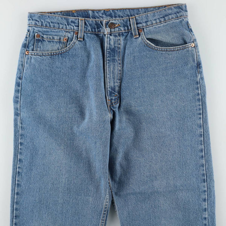 Levi's 550 Relaxed Fit Tapered Denim Pants, Made in USA, Men's Size W36 (approx.) cotton blue type Vintage Second Hand