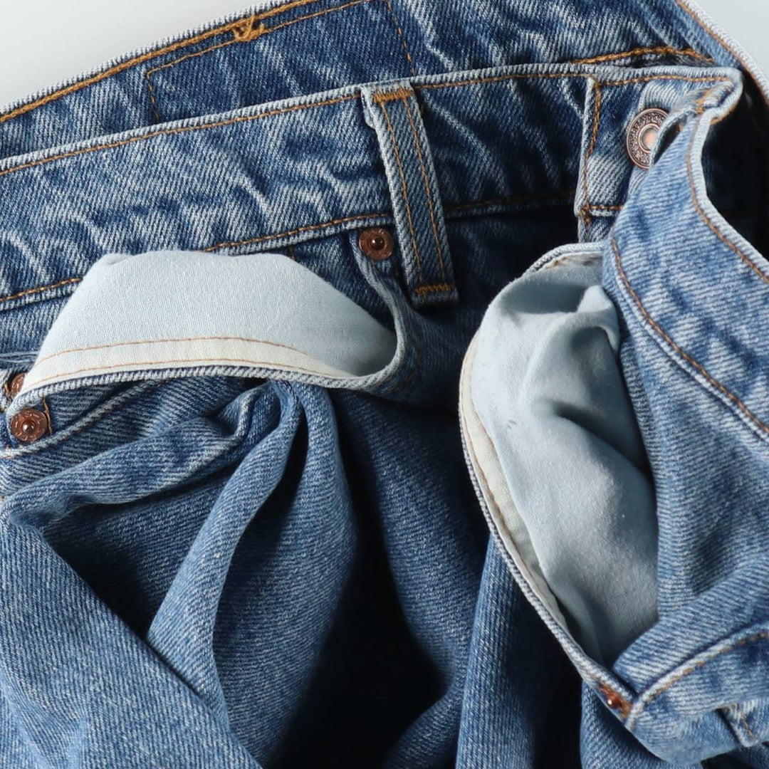 Levi's 550 Relaxed Fit Tapered Denim Pants, Made in USA, Men's Size W36 (approx.) cotton blue type Vintage Second Hand