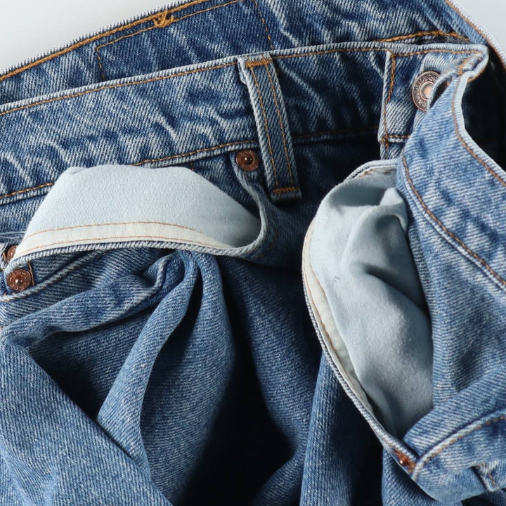 Levi's 550 Relaxed Fit Tapered Denim Pants, Made in USA, Men's Size W36 (approx.) cotton blue type Vintage Second Hand