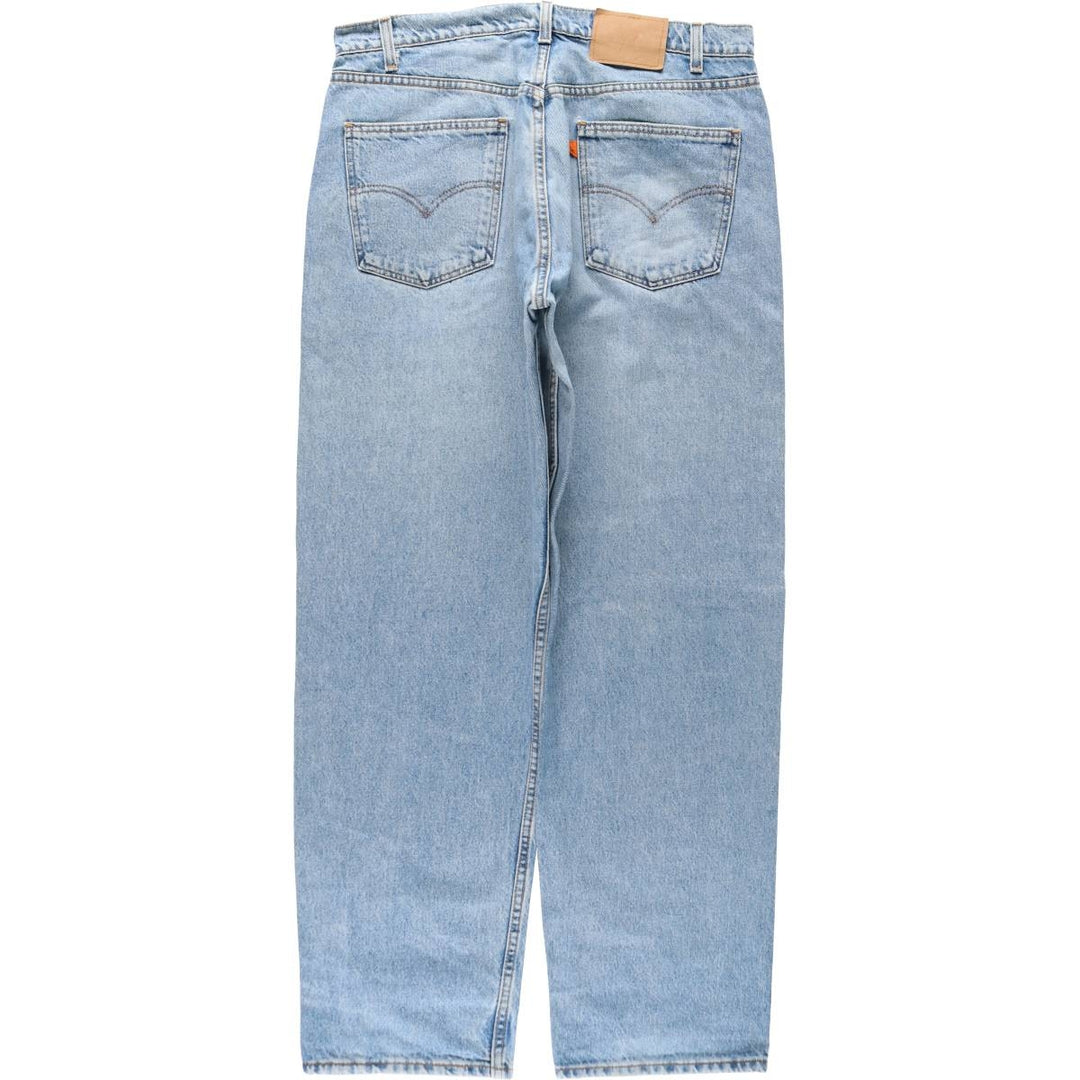 Levi's tapered denim pants, men's size W37 (approx.) unclear blue type Vintage Second Hand