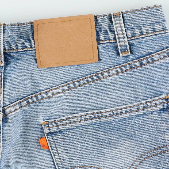 Levi's tapered denim pants, men's size W37 (approx.) unclear blue type Vintage Second Hand