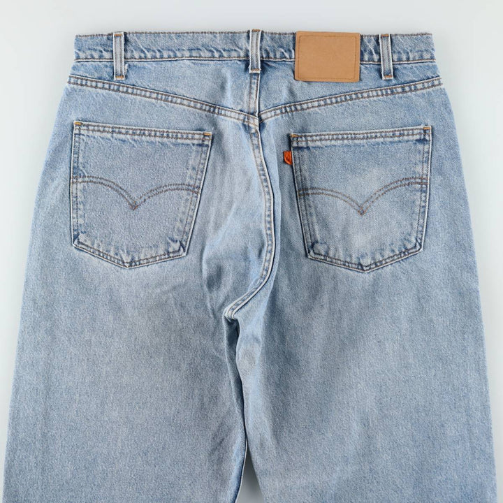 Levi's tapered denim pants, men's size W37 (approx.) unclear blue type Vintage Second Hand