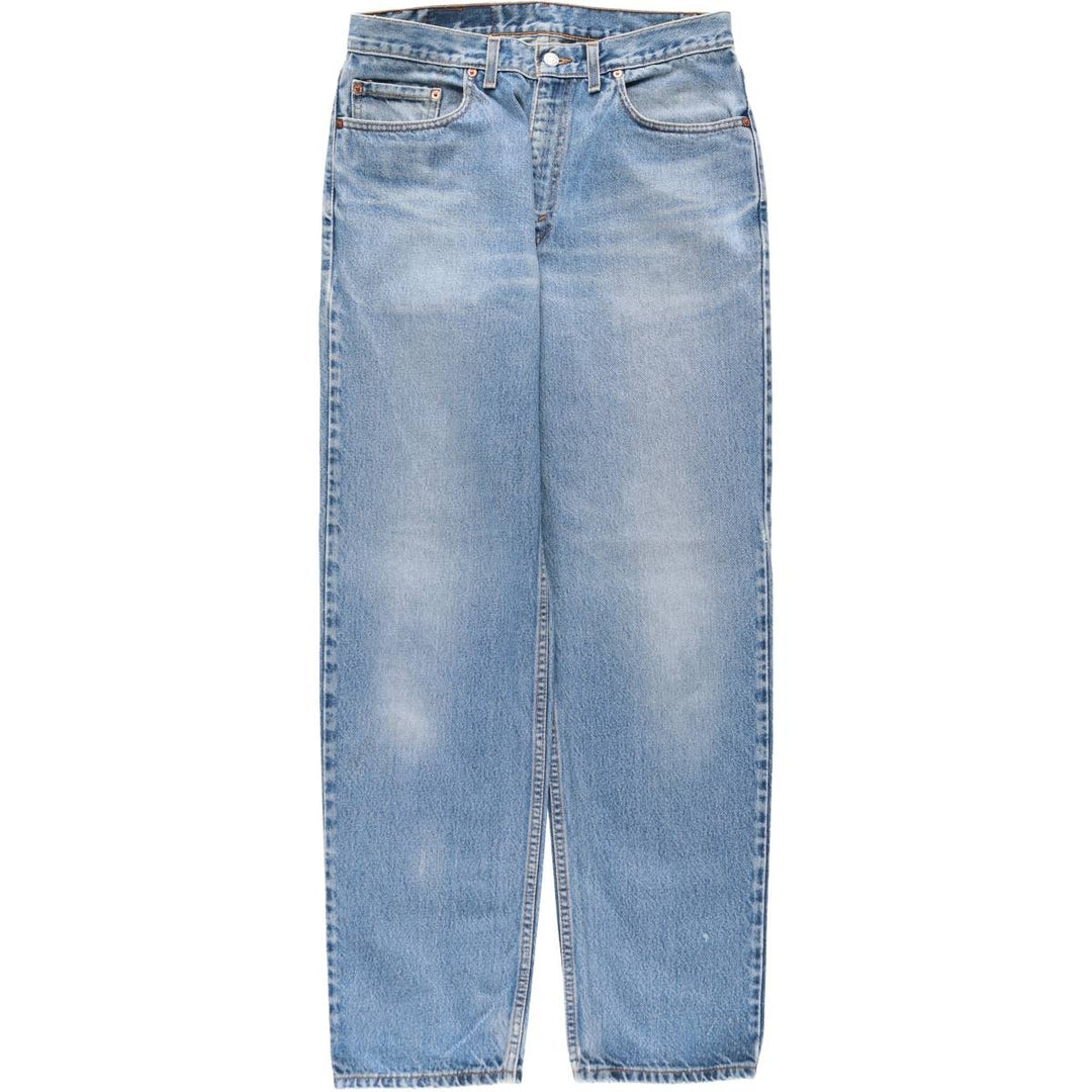 Levi's 550 Relaxed Fit Tapered Denim Pants, Made in USA, Men's Size W34 (approx.) cotton blue type Vintage Second Hand