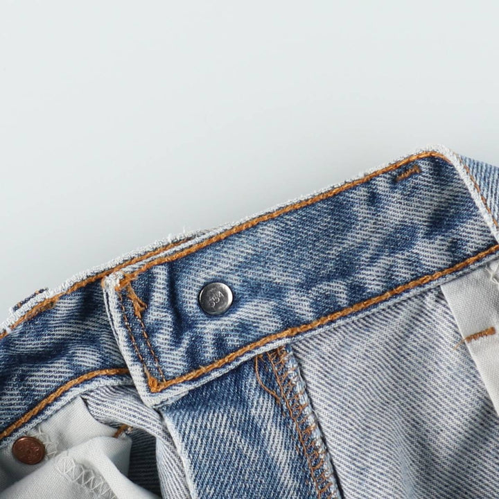 Levi's 550 Relaxed Fit Tapered Denim Pants, Made in USA, Men's Size W34 (approx.) cotton blue type Vintage Second Hand