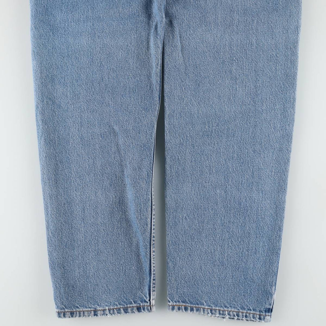 Levi's 550 Relaxed Fit Tapered Denim Pants, Made in USA, Men's Size W34 (approx.) cotton blue type Vintage Second Hand