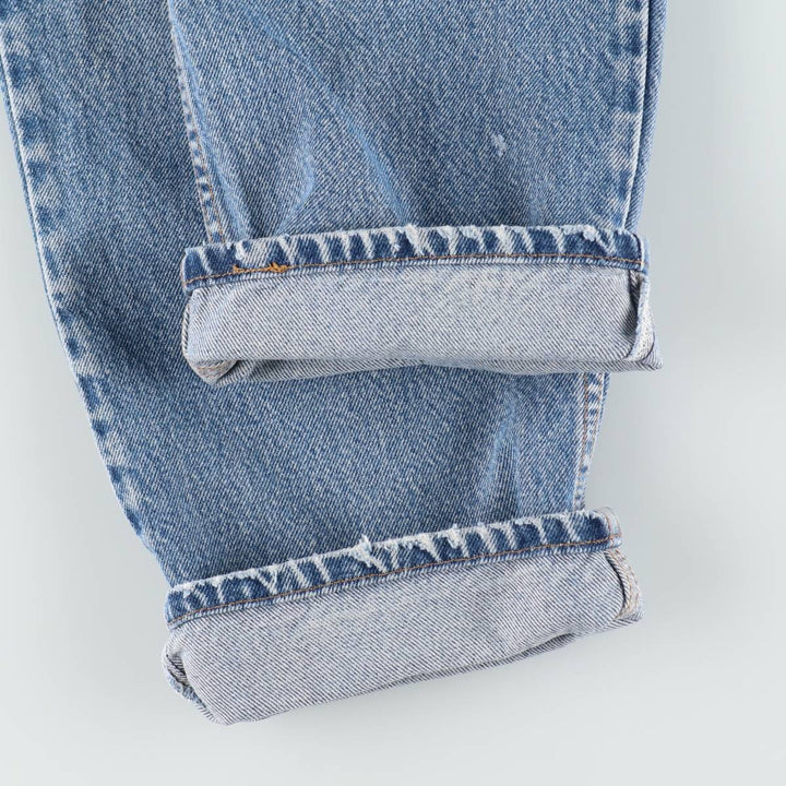 Levi's 550 Relaxed Fit Tapered Denim Pants, Made in USA, Men's Size W34 (approx.) cotton blue type Vintage Second Hand
