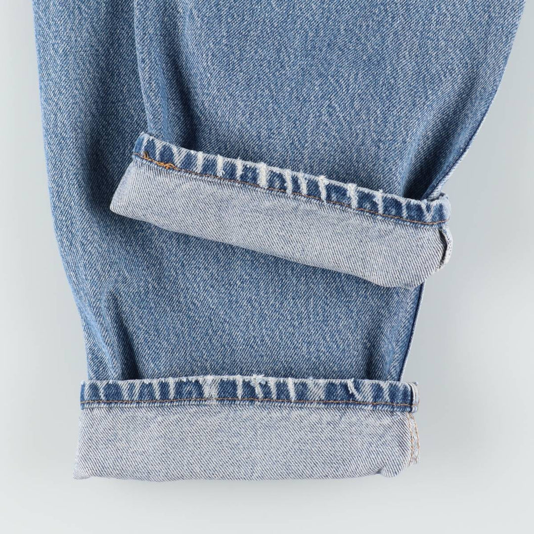Levi's 550 Relaxed Fit Tapered Denim Pants, Made in USA, Men's Size W34 (approx.) cotton blue type Vintage Second Hand