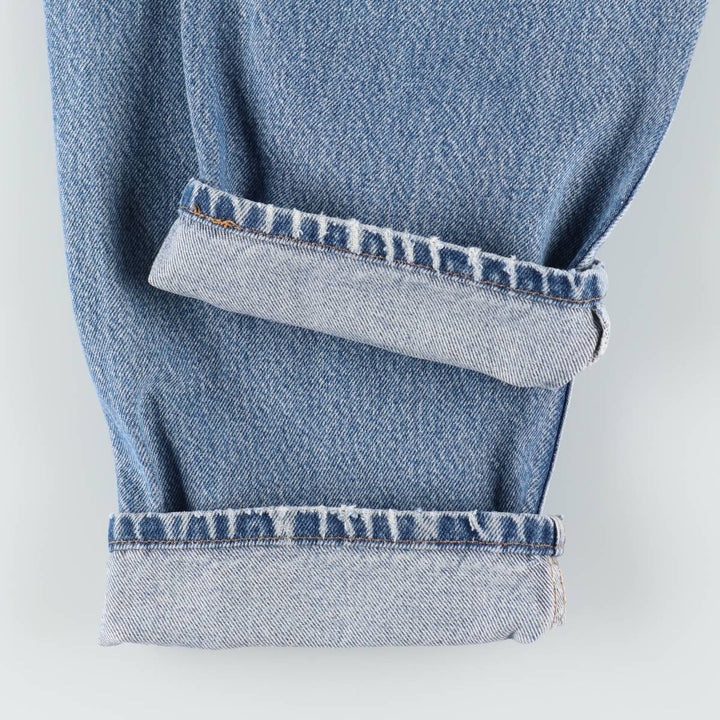 Levi's 550 Relaxed Fit Tapered Denim Pants, Made in USA, Men's Size W34 (approx.) cotton blue type Vintage Second Hand